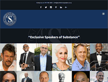 Tablet Screenshot of conferencespeakers.co.za